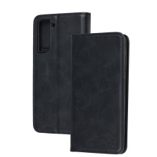 Чохол книжка Elegant для Samsung Galaxy S21 FE (G990) темно-синій