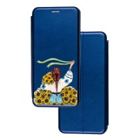 Чохол-книжка Samsung Galaxy S10 Lite (G770) / A91 з малюнком Українка із соняшниками