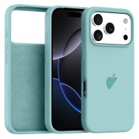 Чохол для iPhone 18 Pro Silicone Case Full Marine Green