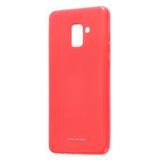 Чохол для Samsung Galaxy A8+ 2018 (A730) Molan Cano Jelly глянець світло червоний
