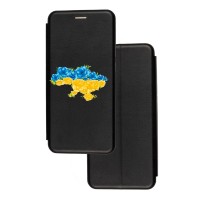Чохол-книжка Samsung Galaxy A04s (A047) з малюнком чорний держава Україна