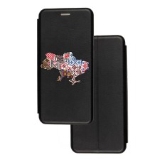 Чохол-книжка Samsung Galaxy A04s (A047) з малюнком чорний етнічна Україна