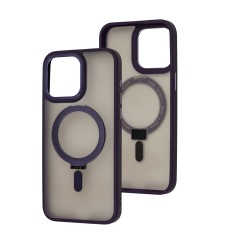 Чохол для iPhone 15 Pro Max WAVE Premium Attraction MagSafe Ring purple