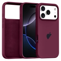 Чохол для iPhone 18 Pro Max Silicone Case Full Marsala