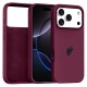 Чохол для iPhone 17 Pro Silicone Case Full Marsala