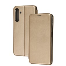 Чохол книжка Premium для Samsung Galaxy A25 5G золотистий
