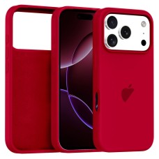 Чохол для iPhone 17 Pro Max Silicone Case Full Red
