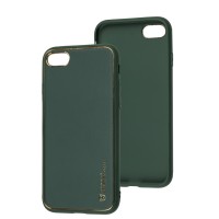 Чохол для iPhone 7 / 8 / SE 20 Leather Xshield army green