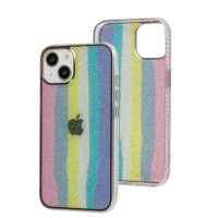 Чохол для iPhone 13 Rainbow pink