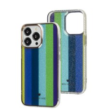 Чохол для iPhone 13 Pro Rainbow blue