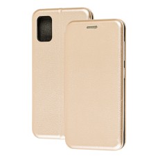 Чохол книжка Premium для Samsung Galaxy A41 (A415) золотистий