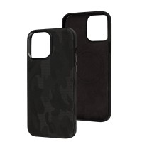 Чохол для iPhone 13 Pro WAVE Khaki Magnetic black