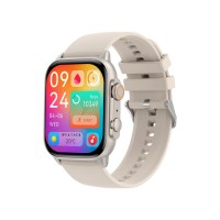 Смарт-годинник XO J9 Magnetic Absorption Square Intelligent Sports Call Watch Срібний