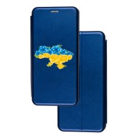 Чохол-книжка Samsung Galaxy A04s (A047) з малюнком синій держава Україна