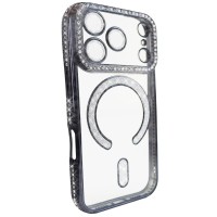 Чохол для iPhone 17 Pro Max xVibe Diamond Shining Case with MagSafe Black