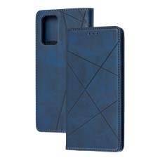Чохол книжка Business Leather для Samsung Galaxy Note 20 (N980) синій