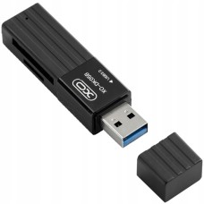 Кардрідер XO DK05B 2в1 SD/TF USB 3.0 card reader Black