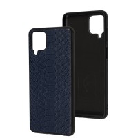 Чохол для Samsung Galaxy A12 / M12 Fibra Python blue