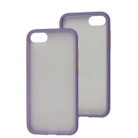 Чохол LikGus Maxshield для iPhone 6/7/8 матовий бузковий