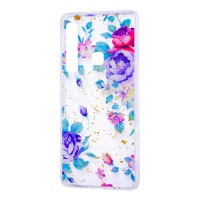 Чохол для Samsung Galaxy A9 2018 (A920) Flowers Confetti "квіти"