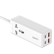 Подовжувач мережевий фільтр Ldnio SC1418 2USB/2Type-C 1Sockets QC/PD 65W/10A 2m EU Plug white