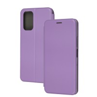 Чохол книжка Premium для Samsung Galaxy A03s (A037) світло-бузковий