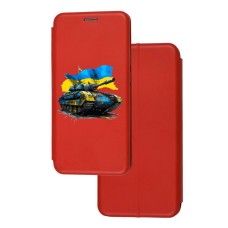 Чохол-книжка Samsung A03 Core (A032) з малюнком червона український танк