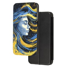 Чохол-книжка патріотична  Xiaomi 11T / 11T Pro дівчина з жовто-блакитним волоссям