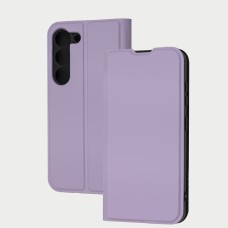 Чохол книжка Fibra для Samsung Galaxy S23 (S911) бузковий