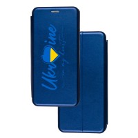 Чохол-книжка Samsung Galaxy A04s (A047) з малюнком синій з Україною в серці