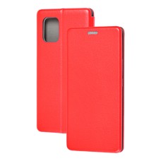 Чохол книжка Premium для Xiaomi Mi 10 Lite червоний
