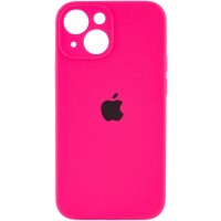 Чохол Silicone Case Full Camera для iPhone 14 hot pink