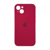 Чохол Silicone Case Full Camera для iPhone 14 Plus rose red