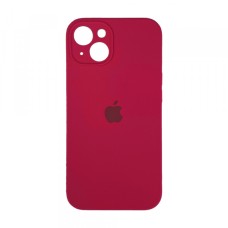 Чохол Silicone Case Full Camera для iPhone 14 Plus rose red