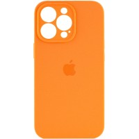 Чохол Silicone Case Full Camera для iPhone 14 Pro kumquat