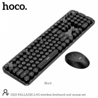 Комп'ютерна Клавіатура та Миша HOCO DI25 PALLADIS 2.4GWireless/Eng-Rus Black