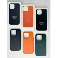 Чохол Leather Case Full MagSafe шкіряний iPhone 14 Pro