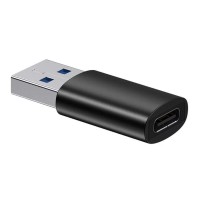 Перехідник Адаптер-перехідник Baseus Ingenuity Series Mini OTG Adaptor USB 3.1 to Type-C Black (ZJJQ000101)
