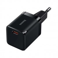 Зарядний пристрій Baseus GAN3 Fast Charger 1C 30W EU Black (CCGN010101)