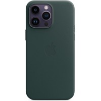 Чохол Leather Case Full MagSafe шкіряний iPhone 14 Plus Forest Green