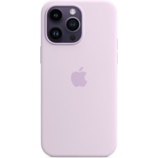Чохол Silicone для iPhone 14 Pro Max Premium Case MagSafe Lilac 