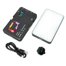 Накамерне відеосвітло LED CH VL-1158 RGB 8W 2700-6500K Black
