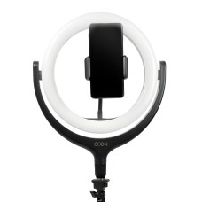 Лампа кільцева для селфі CH CODN-539B 10inch 26см 15W 3000-6500K Black
