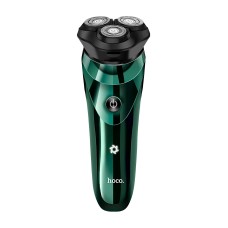 Електробритва Hoco Dar06 Plus електричний апарат із smart LED індикатор IPX7 Green