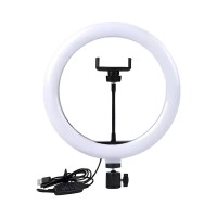 Лампа Кільцева Fill Light LED CH QX300 30cm 12W 3000-6000К на дроті USB