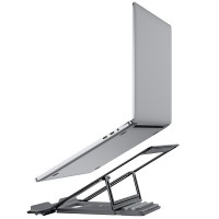 Підставка для ноутбука та MacBook Hoco PH37 Excellent aluminum alloy folding laptop stand Grey
