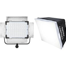 Лампа відеосвітло Yongnuo YN6000 50W color 3200-5500K Lights 600pcs + 2 AKБ із зарядним пристроєм