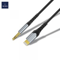 AUX кабель WiWU Lightning to 3,5 YP02 1,5m Black