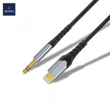 AUX кабель WiWU Lightning to 3,5 YP02 1,5m Black