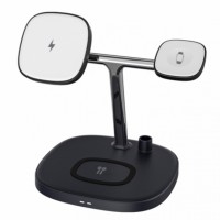 Бездротове ЗУ WiWU M8 4 in 1 Wireless Charger Black